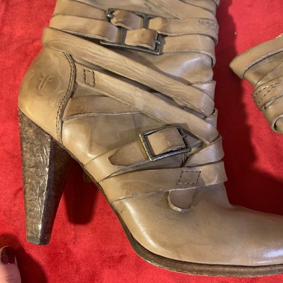 Frye Mikaela Strappy Ankle Boots - Picture 6 of 14